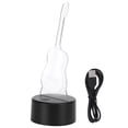 thumbnail image 3 of Keenso Guitar Night Light LED 7 Colors Nightlight Switch Desktop Lamp Home Decora US, 3 of 8
