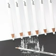 TIERPOP White Charcoal Pencils Set Great for Shading on Dark Papers
