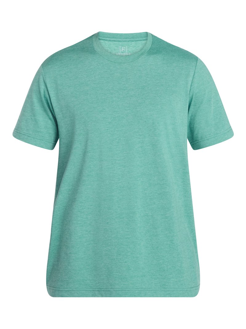 George Men's and Big Men's Classic Fit Crewneck Tee with Short
