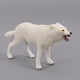 thumbnail image 2 of Figuras realistas de lobos, criaturas del bosque en miniatura, modelo de aprendizaje para Navidad. Lobo blanco, 2 of 9