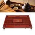thumbnail image 4 of Ufine Bamboo Tea Tray 19.7 Inch Large Tea Serving Tray, Water Storage, Drainage, Chinese Gongfu Tea Table, Gift Set for Home Office, 4 of 7