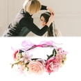 thumbnail image 4 of 2 Uds Diadema Corona Floral Guirnalda Soledad Blanco Rosa, 4 of 7