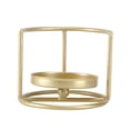 thumbnail image 5 of LABSERRON Circular Ring Candleholder 1Pc Golden Iron Simple Style For Wedding Decor, 5 of 8