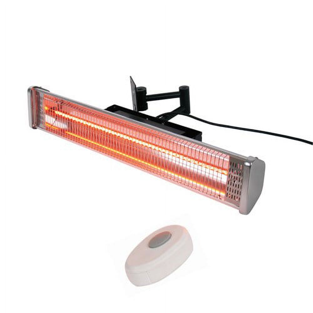 Hiland Electric Wall Mount Infrared Heat Lamp in White - image 2 of 2