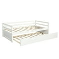 thumbnail image 5 of Clearance! Daybed with Trundle Frame Set, Twin Size, White, 5 of 8