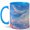 Blue, variant on Sky Whale Blossom 11oz Ceramic Mug, Dream Ocean Coffee Cup