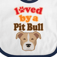 thumbnail image 4 of Inktastic Pit Bull Terrier Dog Lover Boys or Girls Baby Bib, 4 of 4