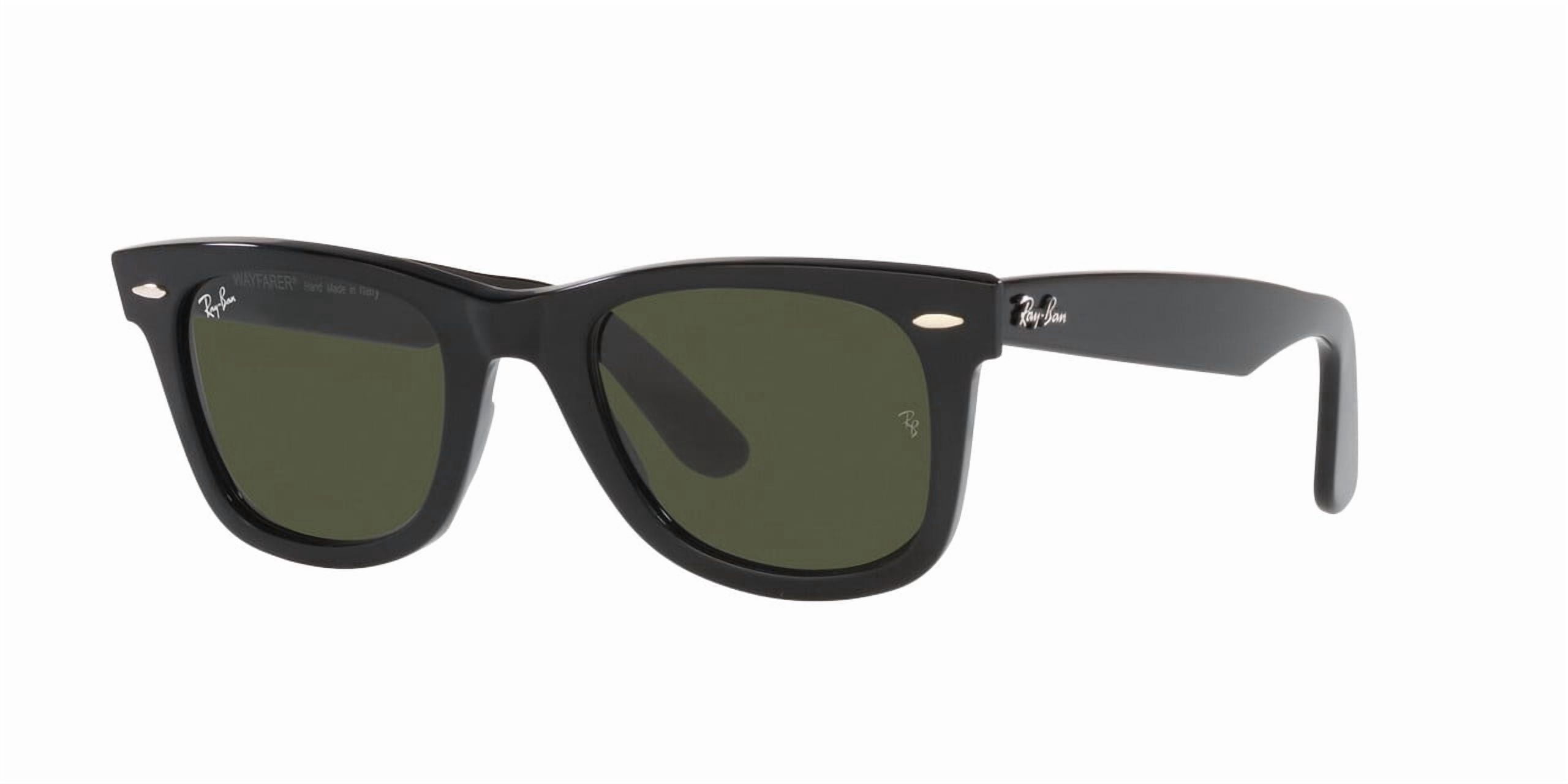 Ray Ban RB2140 901/58 50M Black/Green Polarized - Walmart.com