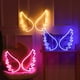 thumbnail image 3 of 1 pieza de luz de neón LED, alas de Ángel, luz nocturna USB, letrero decorativo para Bar, Pub, tienda, Club, garaje, decoración de fiesta en casa JAMW Sencillez, 3 of 5