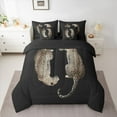 thumbnail image 2 of Castle Fairy 7-Piece Leopard Queen Bedding Comforter Set, 2 of 8