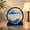 Blue, variant on Dynamic Moving Sand Art Picture Hourglass Decor, Plastic Sandscape Ornament for High End Home Decor, Wine Cabinet, Office Desk, Stress Relief and Gift