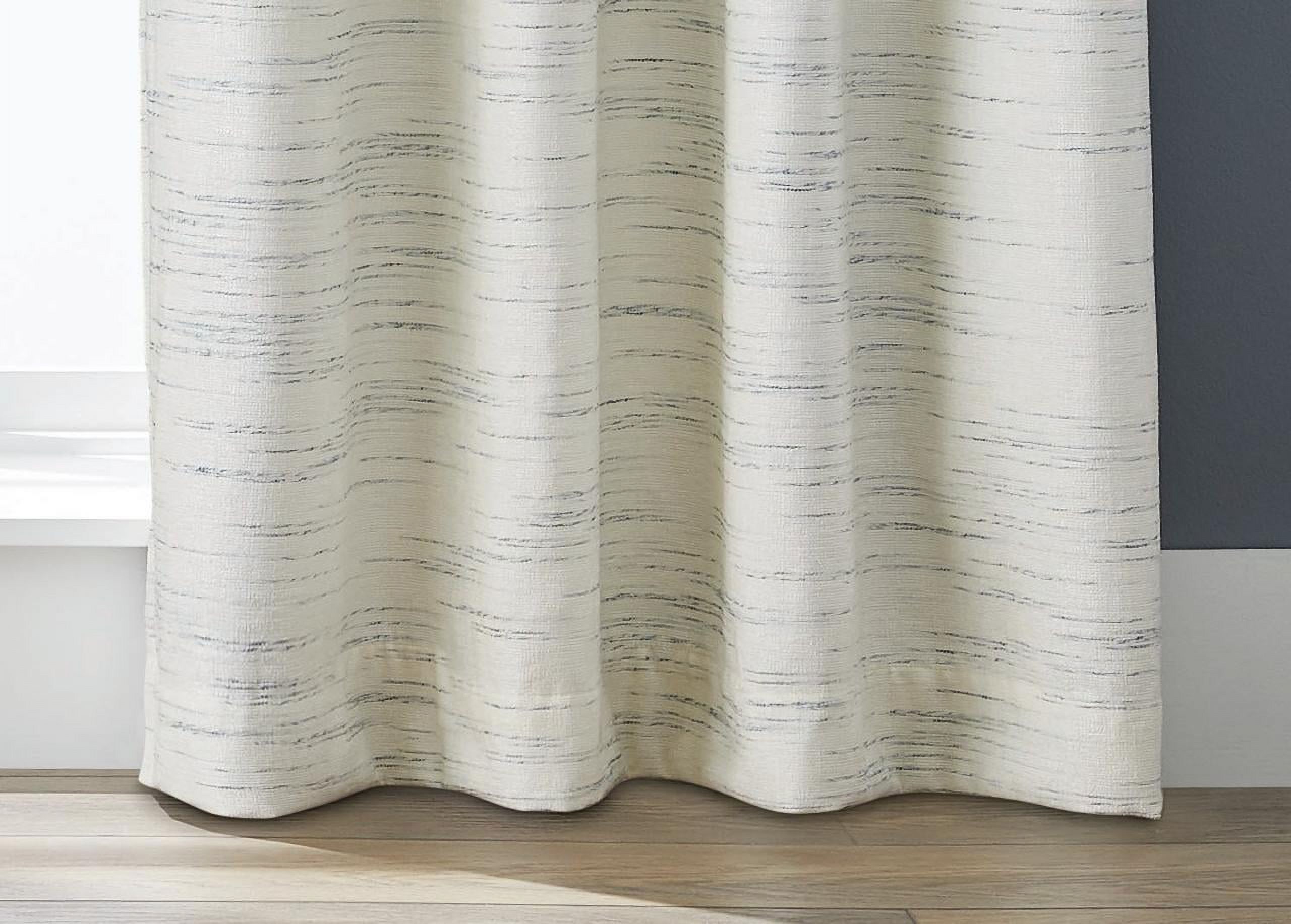 Better Homes & Gardens, Aqua Stripe Blackout Curtain Panel, 53" x 95", 1 Pack
