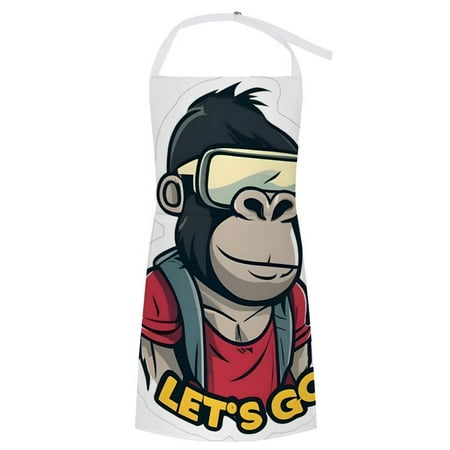 

Gorilla Tag VR Pattern Apron Fashionable And Durable The Focus Of Gatherings The New Favorite In The Kitchen Showcasing Personal Taste