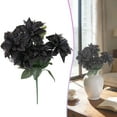 thumbnail image 2 of Valentines Day Decorations | Pink Poinsettias | Fdelink Artificial Glitter Flowers, Set of 5, Suitable for Home Diy Crafts and Holiday Decorations, 2 of 9