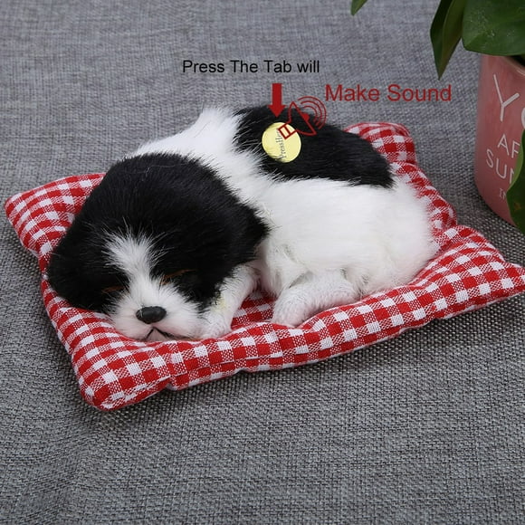 Dog Toy Decoration, Simulation Lovely Dog Sleeping Dog Kids Toy For Bedroom For Car For Office