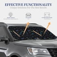 thumbnail image 4 of Haiem Gamepads Car Windshield Sun Shade (2 Pieces) Foldable Windshield Sun Shade Car Accessories for Truck SUV Pickup-Small, 4 of 7