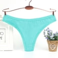 thumbnail image 3 of Bigersell Seamless Cotton Underwear for Women Clearance Padded Underwear Women Briefs Panty Style P-1117 Polyester Cheeky Panties Ladies Underwear Thong Briefs High Waist Women's Panties Green XXL, 3 of 3