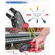 thumbnail image 2 of Kit de herramientas de crimpado con cable de bolsa Alicates de crimpado de trinquete con 4 troqueles Abanopi Engarzadoras de alambre, 2 of 7