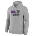 thumbnail image 2 of Men's Gray Sacramento Kings Noches Training Hoodie, 2 of 3