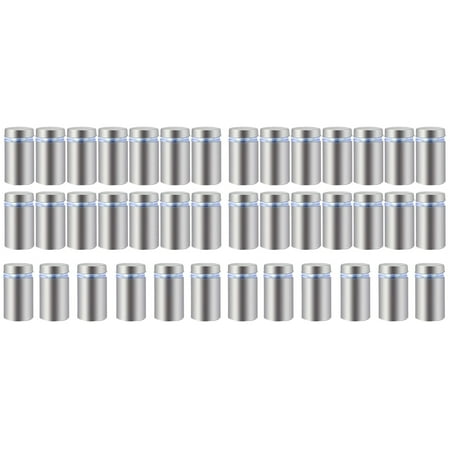 

40PCS Stainless Steel Advertising Screw Glass Standoff Fixings Bolts Holder Screw Hardware Mounts Screws (16 x 30mm )