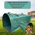 thumbnail image 6 of 2 Pack 40 Gallon Reusable Yard Waste Bags, Dustpan-Type Lawn Bags, Collapsible Heavy Duty Leaf Bags, Standable Garden Waste Bags for Collecting Leaves, Lawn Grass, Clippings and Branches, 6 of 6