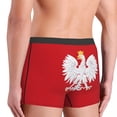 thumbnail image 6 of Male Cool Polska Polish Eagle Underwear Poland Coat of Arms Boxer Briefs Breathbale Shorts Panties Underpants, 6 of 7