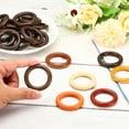 thumbnail image 4 of Uxcell 50mm Natural Wooden Rings, 20 Pack Wood Ring Round Linking Rings Wood Loop Circle for Craft, Wood Color, 4 of 6