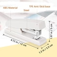 thumbnail image 2 of Stapler, Office Stapler, Small Staplers for Desk, White, 2 of 7