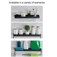 thumbnail image 3 of Towel Floating Shelf, Floating Towel Rack Space Aluminum Strong Load Bearing Capacity  For Kitchen With Hook, 3 of 8