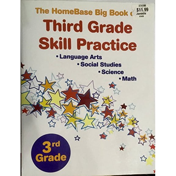 Pre-Owned The Homebase Big Book of 3rd Grade Skill Practice (Paperback) 086530971X 9780865309715