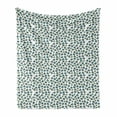 thumbnail image 1 of Butterfly Soft Flannel Fleece Throw Blanket, Spring Inspired Pattern with Swallowtail and Green Butterflies, Cozy Plush for Indoor and Outdoor Use, 70" x 90", Apple Green Turquoise, by Ambesonne, 1 of 6