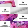 thumbnail image 5 of Watercolor Flowers Outdoor Rug 5x8 Ft, Non Slip Washable Area Rug, Spring Floral Country Pink Purple Patio Rugs Carpet Runner, Large Floor Mat for Indoor/Outdoor Deck Porch Camping, 5 of 8