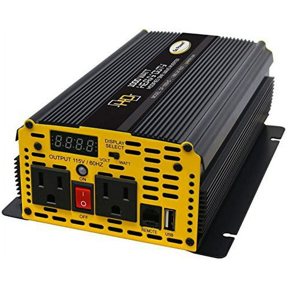 Go Power! GP-1000HD Onduleur à Onde Sinusoïdale Modifiée 1000 Watts (1000)