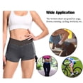 thumbnail image 4 of Pantalones cortos de nido de abeja cintura alta melocotón levantamiento de cadera Push Up gimnasio Fitness parte inferior Yoga pantalones Prendas para la parte inferior del cuerpo Gris METRO Guardurnaity AP018956-02, 4 of 6