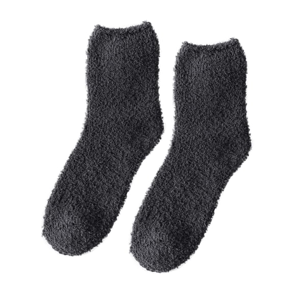 Fuzzy Socks for Women With Thicker Solid Socks Warmer Colors for and in Floor Winter Socks for Women