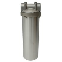 PreAsion Pressure Water Filter Housing Heavy-duty for 10"L Cartridges 1"NPT with Bracket