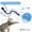 Blue, variant on Teasing Cat Electronic Toy Sound Effect Lamp Effect Teasing Dog Ball Pet Interactive Toy-Interactive USB Rechargeable Ball Toy for Cats & Dogs with Bird Chirping,