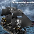 thumbnail image 5 of Pirate Ship Building Blocks Sets,MOC Black Pearl Ship Building Toys,Pirate Boat Collectible Display for Home or Office Decor(921Pcs), 5 of 5