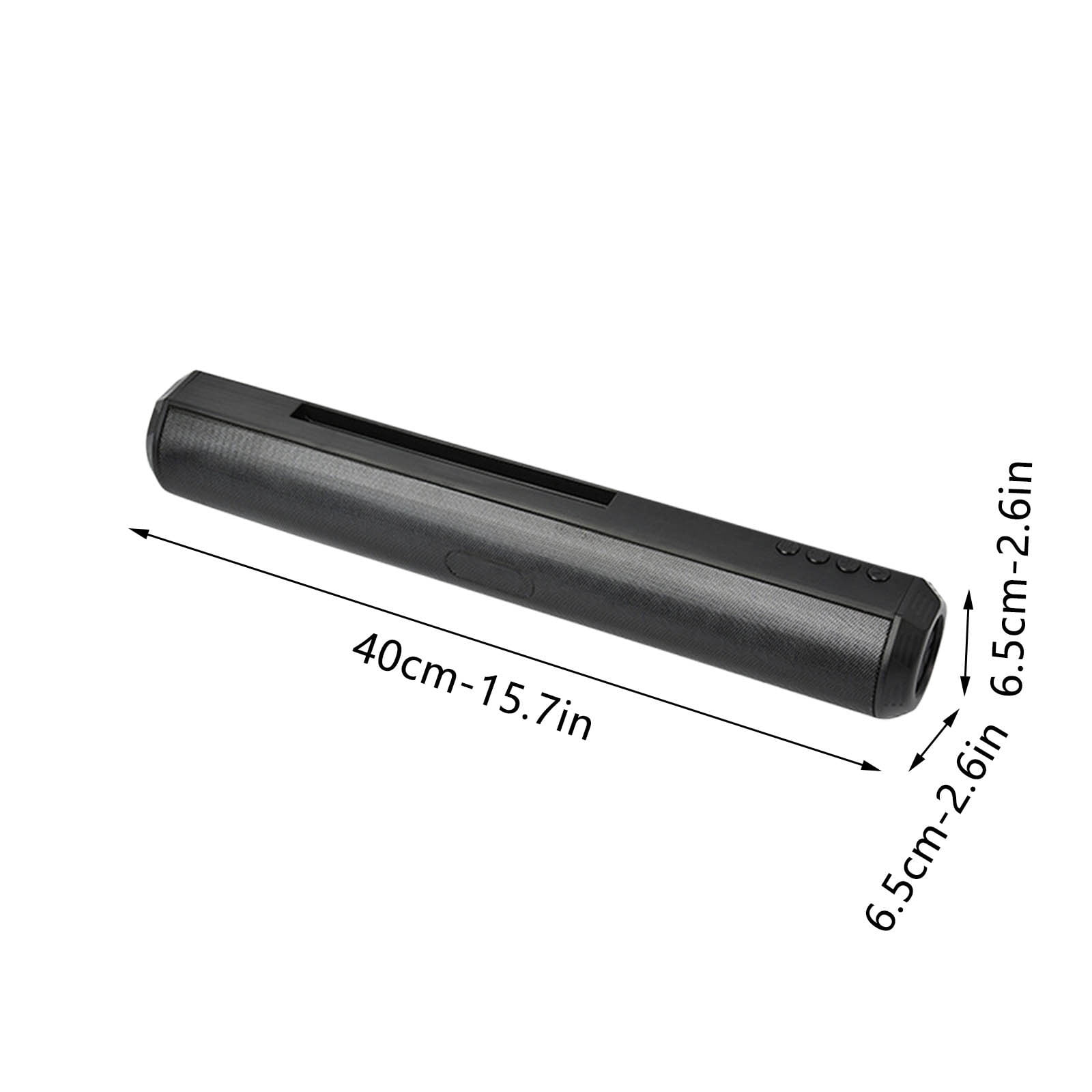 Desktop Wireless Bluetooth 5.0 Speaker, Colorful Flash Light Subwoofer Soundbar, Clear Stereo TV Computer Speaker, Plug-In Card Playback, Space-saving Home Audio Sound Bar