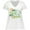 AA-White, variant on Inktastic St. Patrick's Day Not Lucky Just Blessed with Clover Women's Plus Size V-Neck T-Shirt
