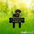 thumbnail image 4 of Craftnamesign Custom Dachshund Dog Memorial Metal Garden Stake Decor, Cemetery Plaque for Dog Loss, 4 of 4