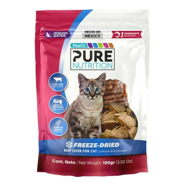 Premios Liofilizado De Res Pearl's Nutrition Para Gato 100 g