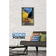 thumbnail image 3 of Cafe Terrace at Night by Vincent van Gogh Wall Poster, 14.725" x 22.375", Framed, 3 of 5