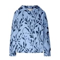 thumbnail image 7 of Mercatoo Trendy Hoodies for Teen Girls Flowers Graphic 𝐇ooded Sweatshirts Gradient Long Sleeve Fall Winter Oversized Hoodie, 7 of 7