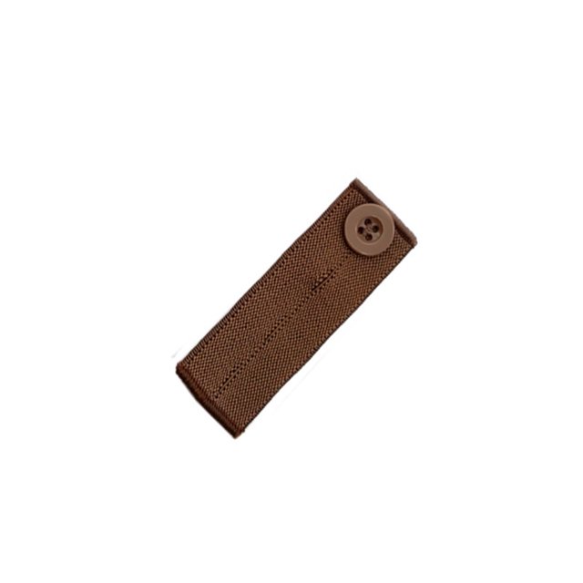 Toystoory Extensor de cintura ajustable cintura elástica DIY expansor resistente al desgaste botones de costura extensión hebilla traje Jeans hombres Tela de costura y artesanía Color Café/83x25mm Toystoory HA066867-03