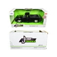 thumbnail image 3 of 1985 Chevrolet C-10 Pickup Truck Black with Minilite Wheels "Just Trucks" Series 1/24 Diecast Model Car by Jada, 3 of 3