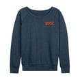 thumbnail image 2 of ACDC - Logo Grid - Women's French Terry Long Sleeve Shirt, 2 of 4