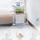 thumbnail image 5 of Mesa de Centro de Acrílico Mesa Auxiliar Cuadrada Mesa Decorativa Sofá Mesita de Noche Mesa Auxiliar de Té Transparente de Doble para Habitación, 5 of 5