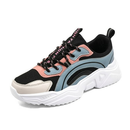 

Women‘s Lightweight Mesh Sneakers Low Top Lace Up Platform Casual Shoes Women‘s Sport Shoes