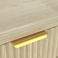 thumbnail image 6 of 10-Gallon Tilt Out Trash Can Cabinet, Wooden Hidden Garbage Can Holder with Storage and Drawer, Laundry Hamper Cabinet for Bathroom, Kitchen, Oak, 6 of 7